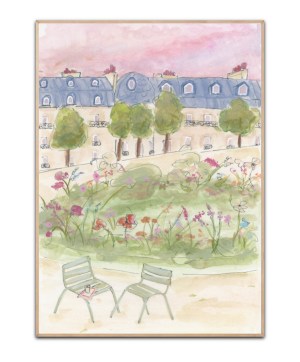 Parisian Garden By Katharina Puritscher plakat, 50x70 cm