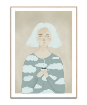 Heavenly Coffe By Lilianna Lasocka plakat, 50x70 cm