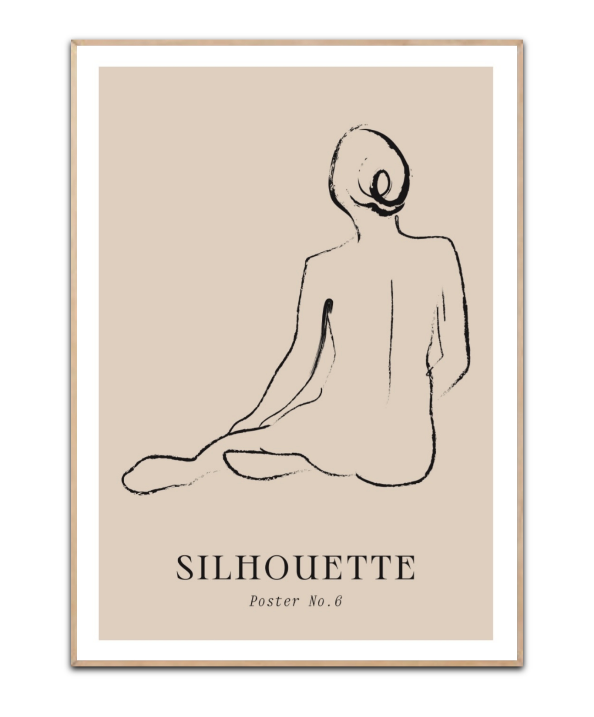 Silhouette plakat, Str. A4