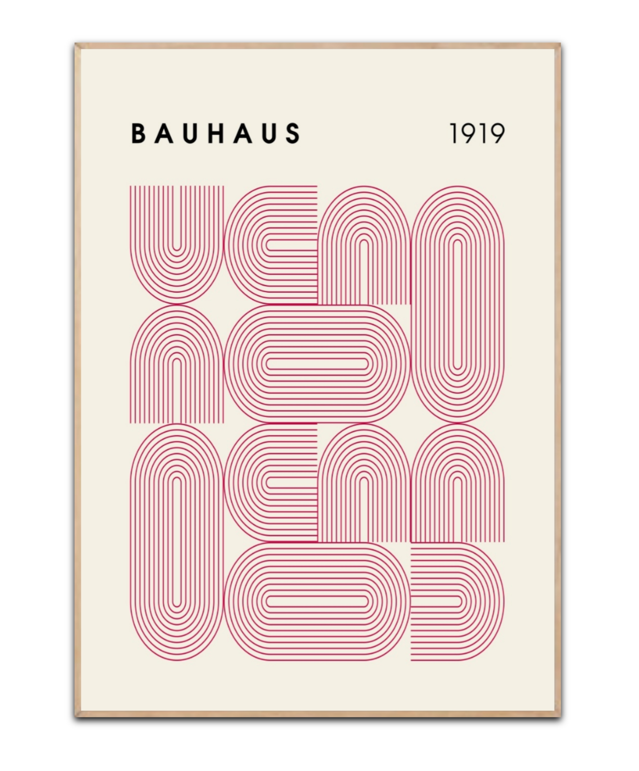 Bauhaus Geometric 1919 plakat, Str. A4