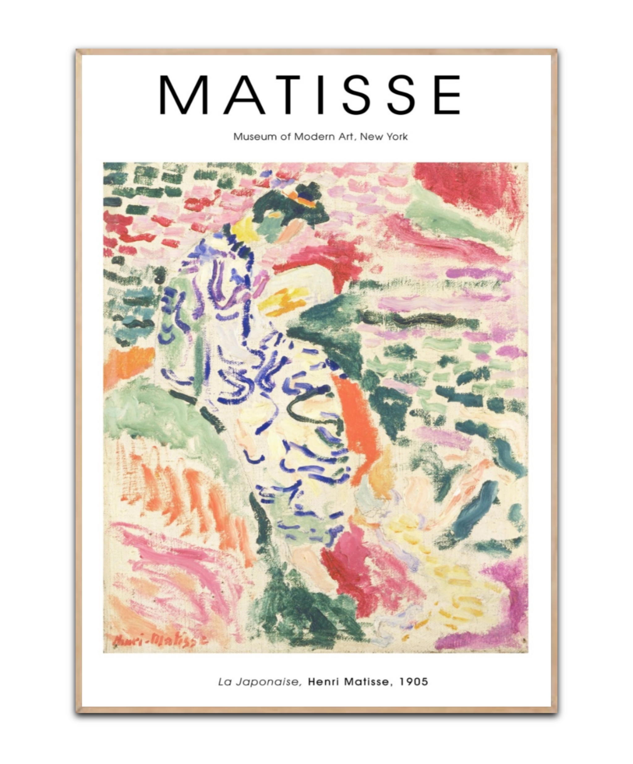 Matisse, La Japonaise 1905 plakat, Str. A4