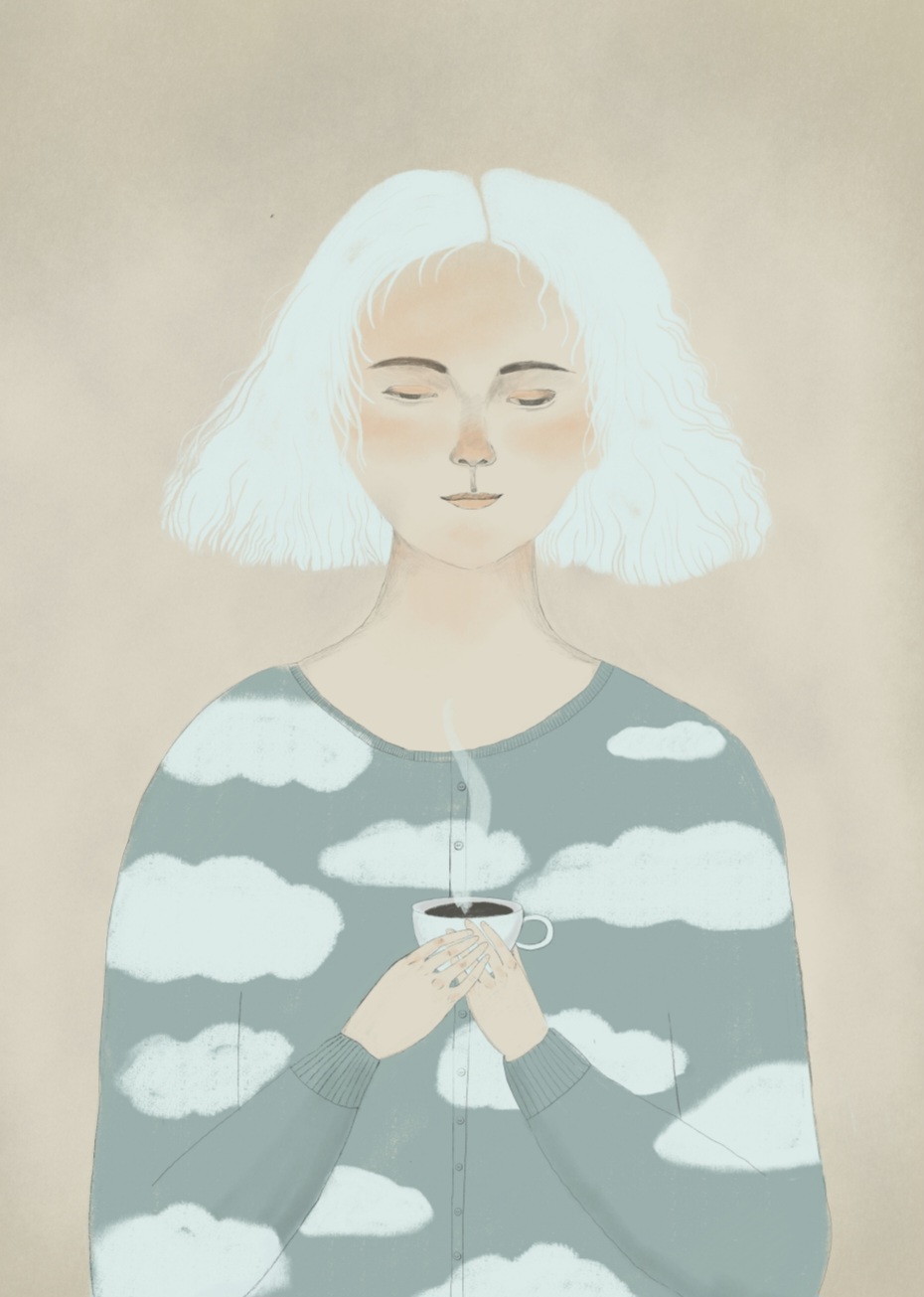 Heavenly coffee by Lilianna Lasocka plakat, Str. A4 - Billede 2