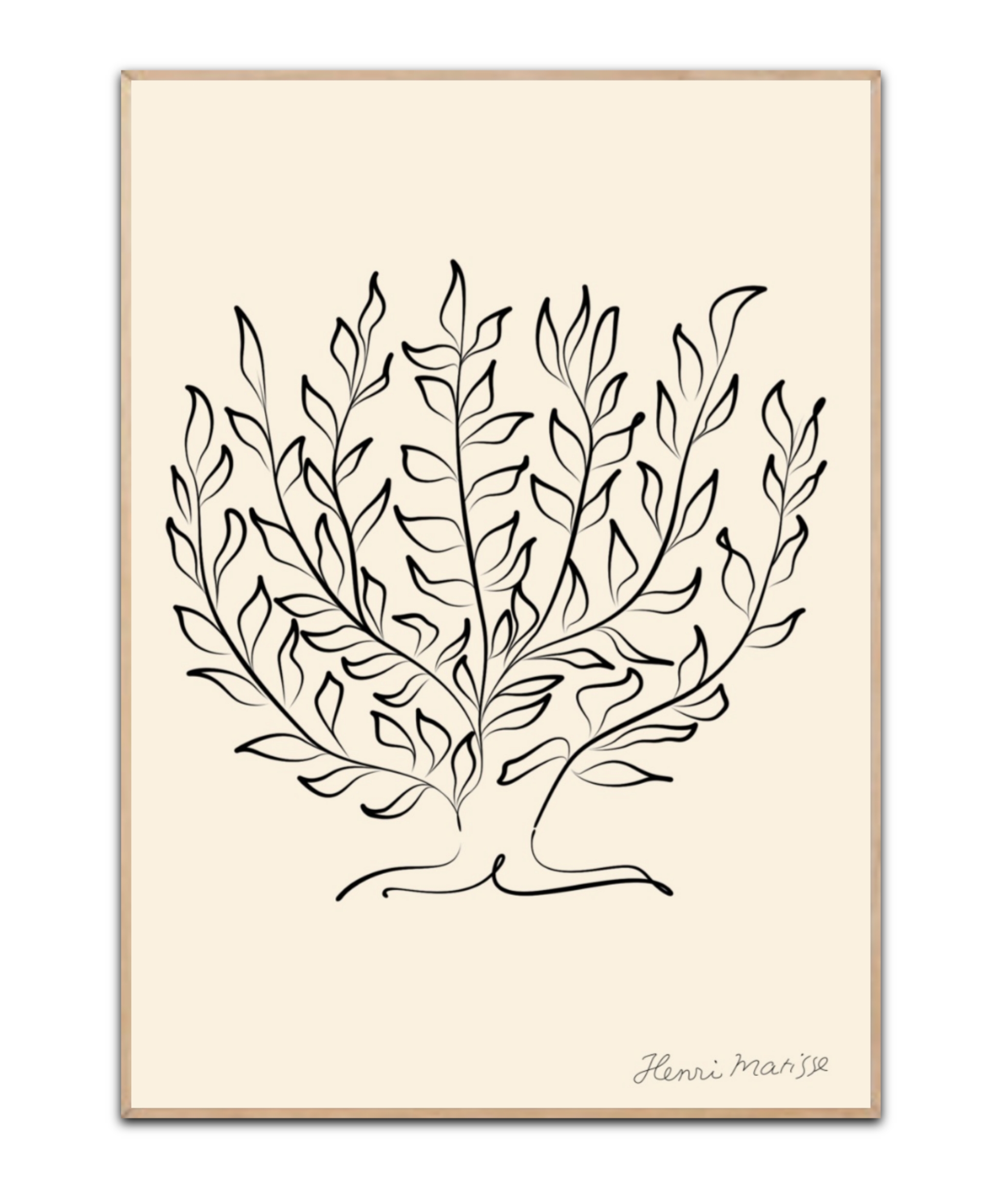 Matisse Tree plakat, Str. A4