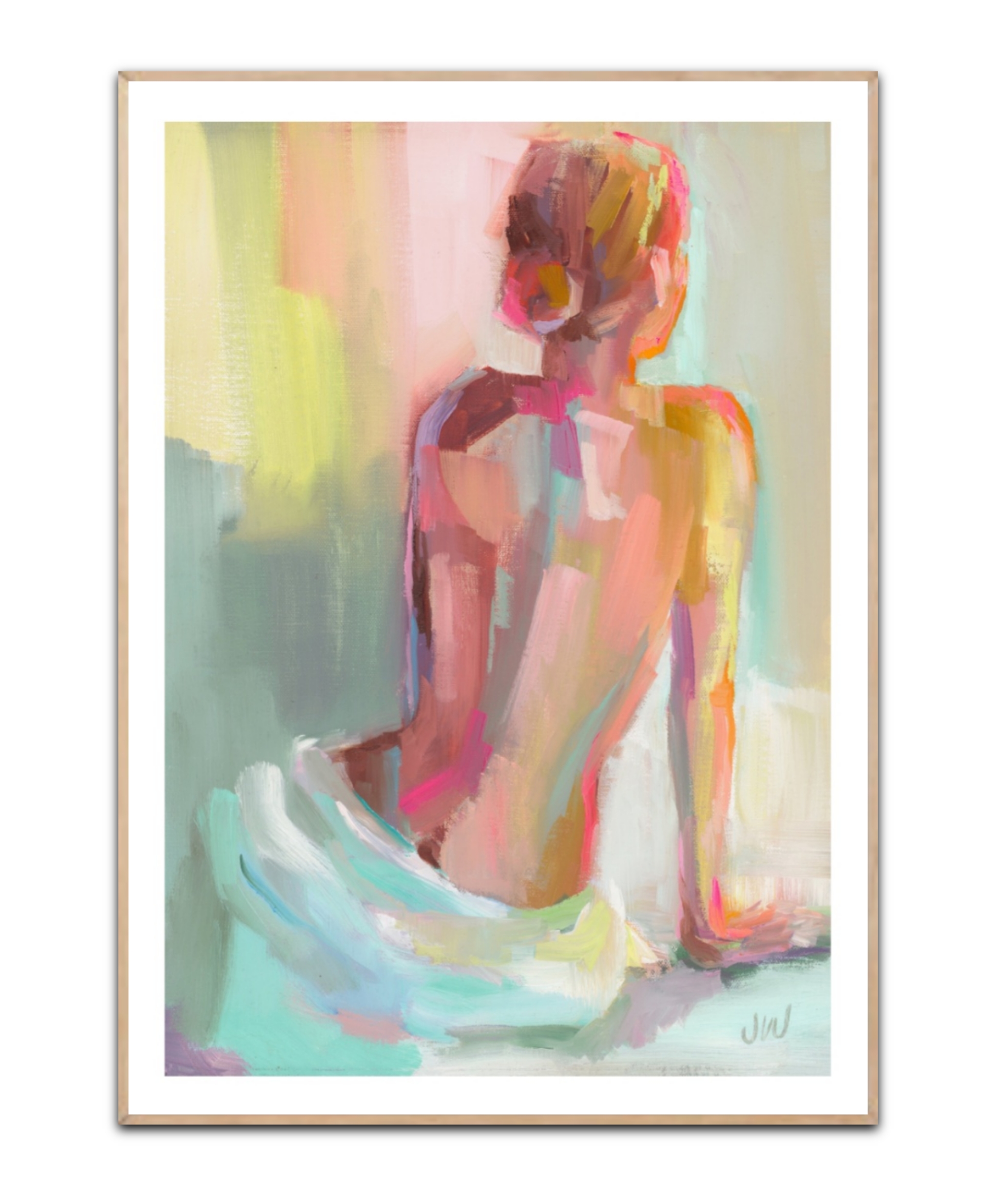 Woman posing plakat, Str. A4
