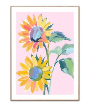 Sunflower plakat by Ohkimiko 50x70 cm