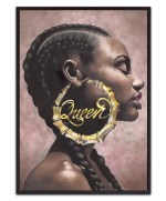Queen by Manasseh Johnson Sr.- Canvas Print