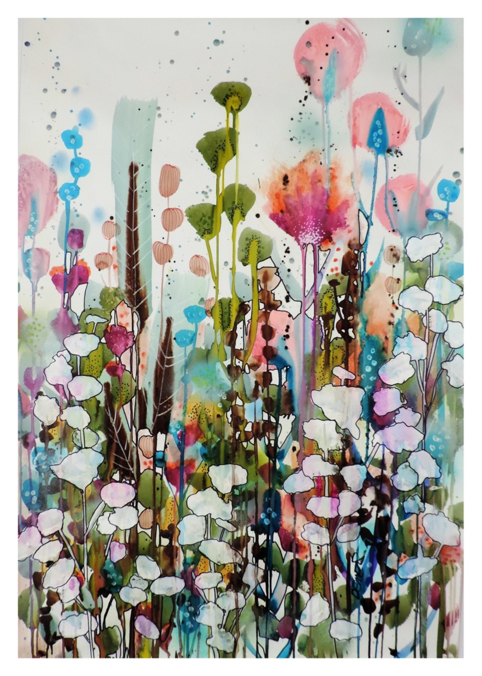 Floral Garden plakat - Str. A3 (30x42 cm) - Billede 2