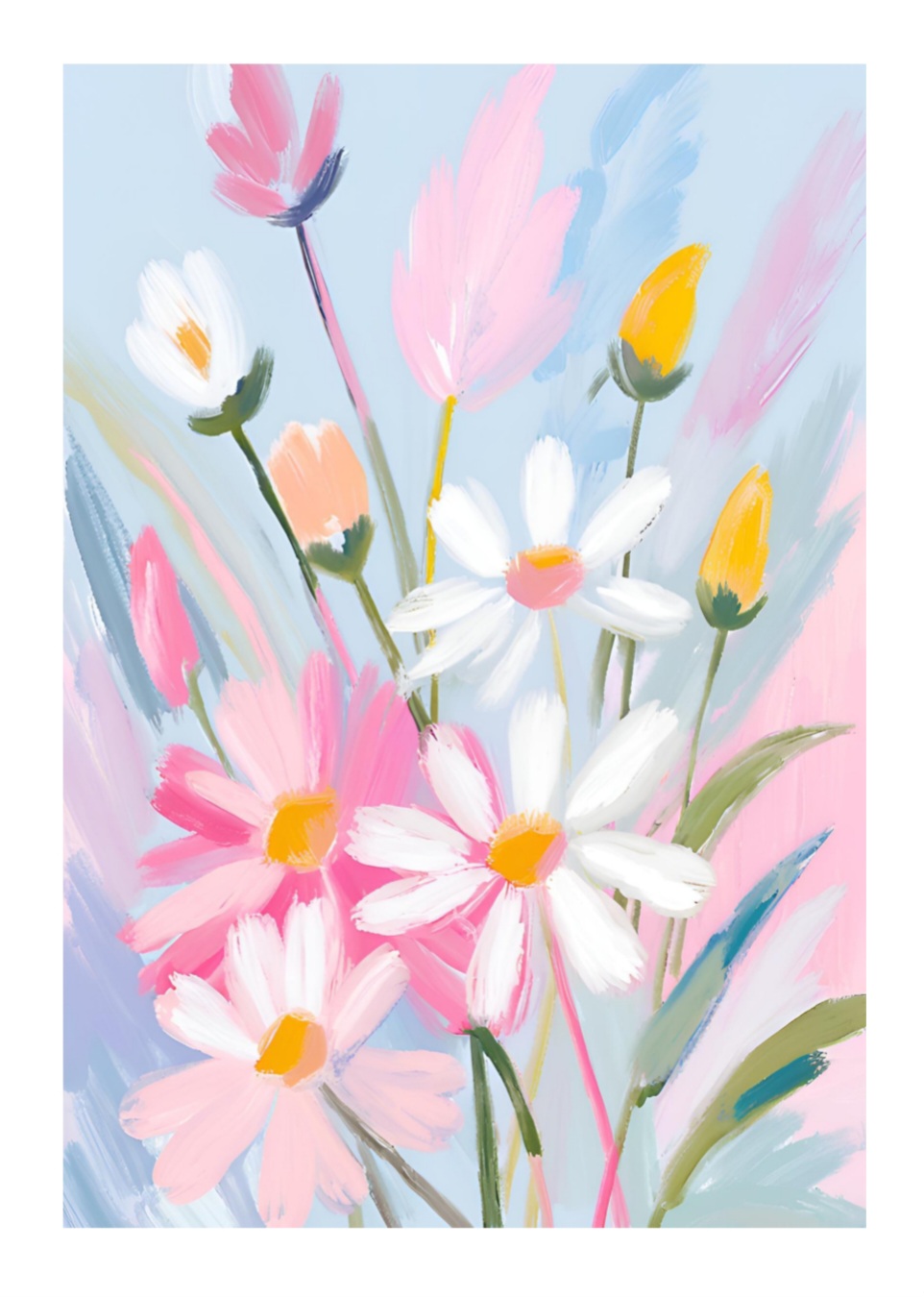 Wildflower plakat by Ohkimiko 50x70 cm - Billede 2