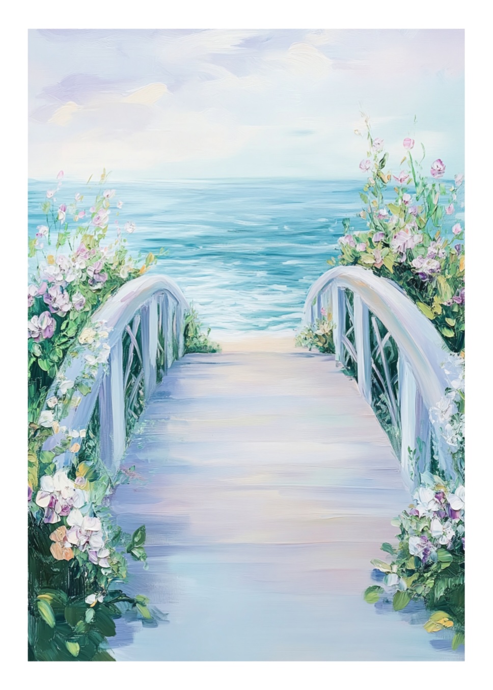 Flower Bridge 50x70 cm - Billede 2