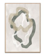 Abstract Green Forms No2 by Sannel Larson plakat