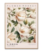 Flower market Stockholm plakat, Str. A3 (30x42 cm)