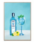 Gin Cocktail plakat, Str. 50x70 cm