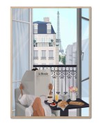 Paris Balcony by Petra Lizde plakat, Str. 50x70 cm