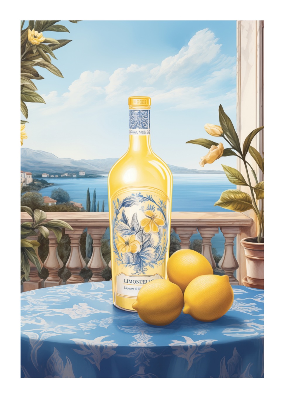 Limoncello Liquore Di Limone plakat, Str. A3 - Billede 2