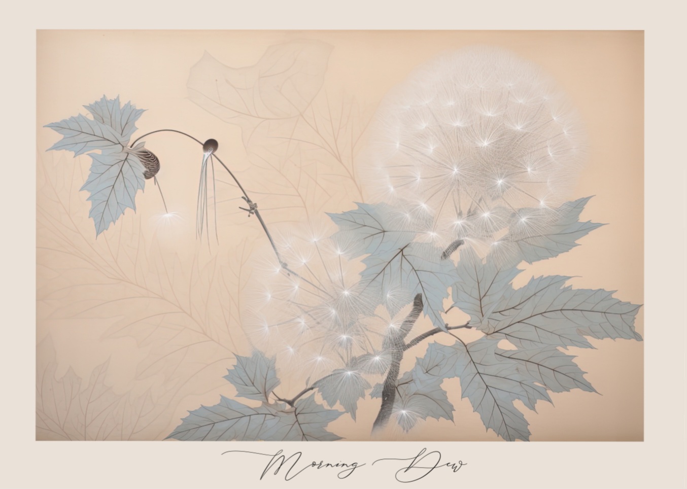 Morning Dew plakat, Str. A3 (30x42 cm) - Billede 2
