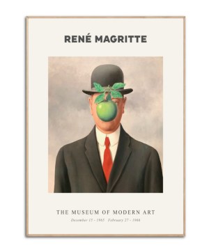 Rene Magritte Apple plakat, Str. 50x70 cm