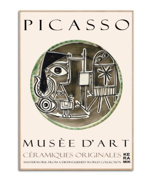 Picasso keramik Lys sand plakat