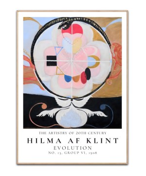 Hilma Af Klint - Evolution plakat, Str. 50x70 cm