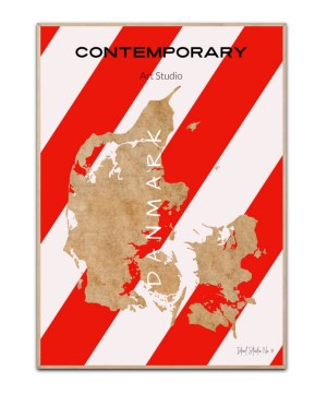 Danmark plakat, Str. A3 (30x42 cm)