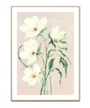 Ivory in Bloom plakat 50x70 cm