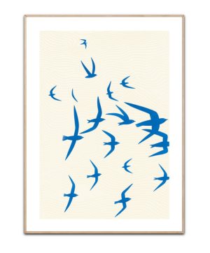 Fly with us plakat 50x70 cm