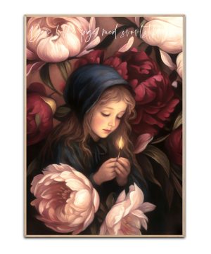 Den lille pige med svovlstikkerne x Rikke Boisen plakat