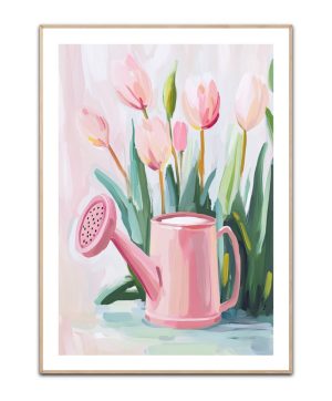 Can and Tulips plakat 50x70 cm