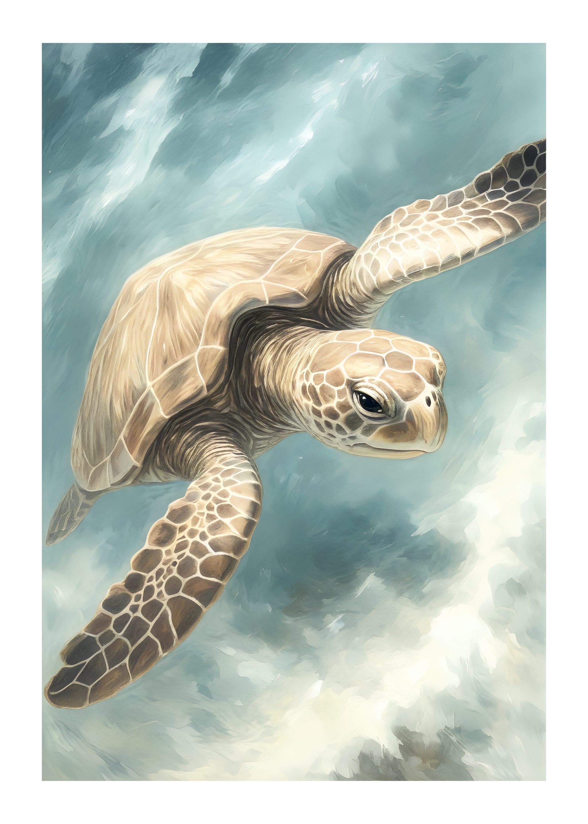 Ocean Wanderer plakat 50x70 cm - Billede 2