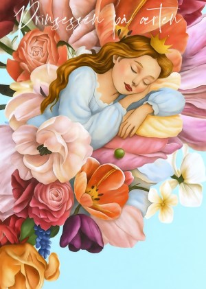 Prinsessen på ærten Str. A5 (15x21 cm)