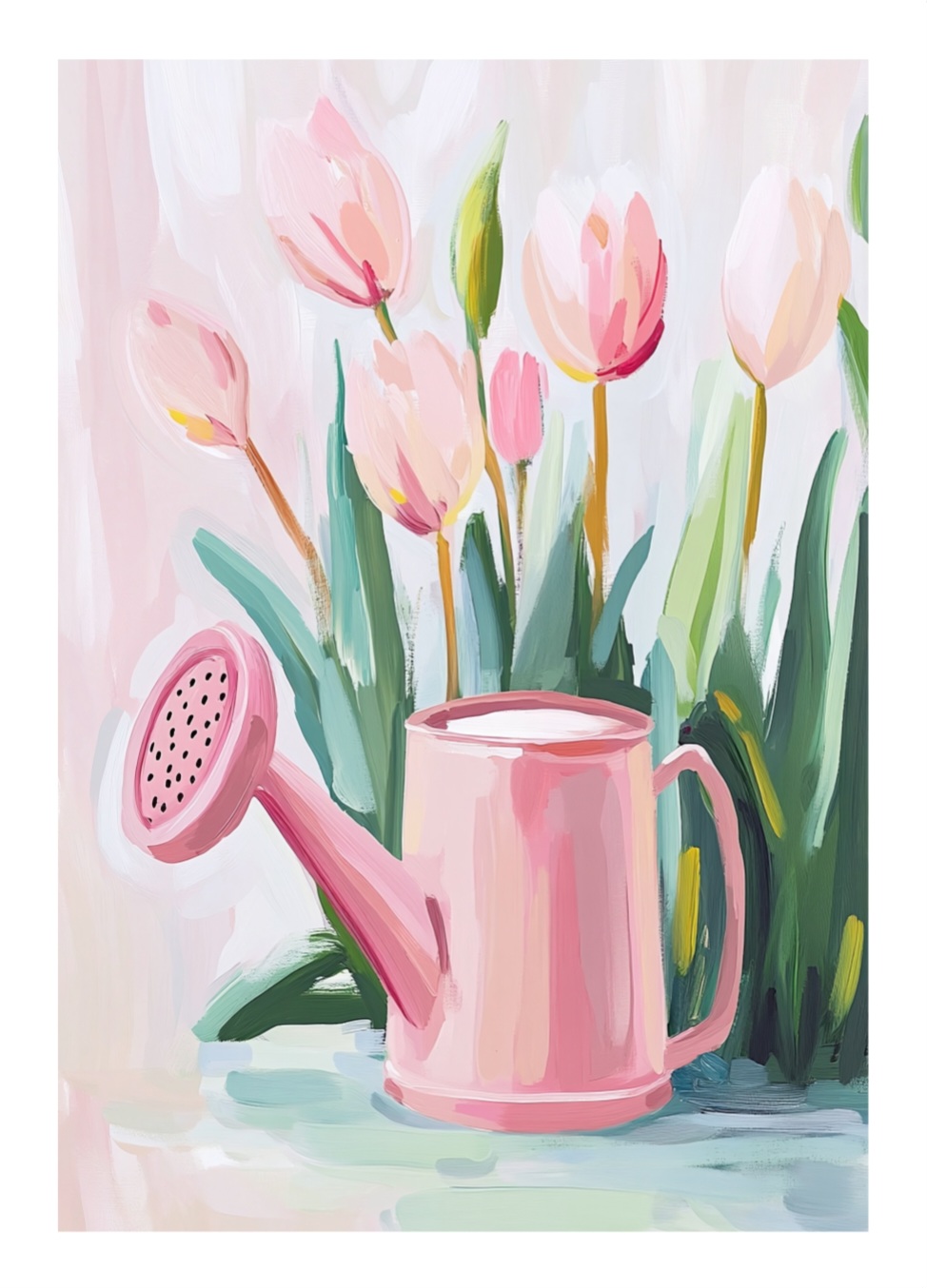 Can and Tulips plakat 50x70 cm - Billede 2