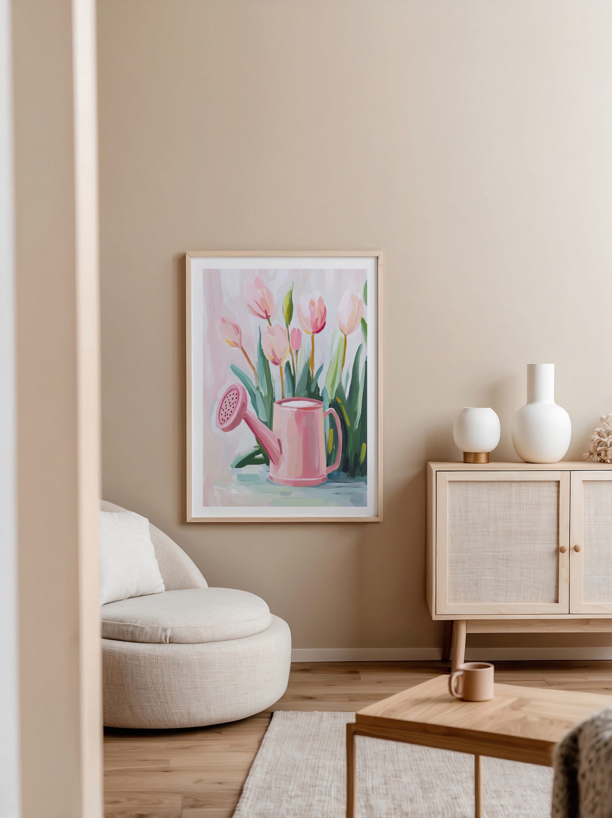 Can and Tulips plakat 50x70 cm - Billede 3