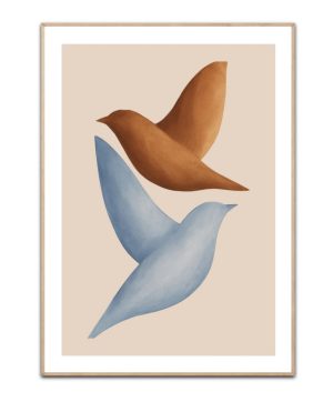 Birds plakat Str. A3 (30x42 cm)
