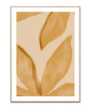 Flower watercolor plakat Str. A3 (30x42 cm)