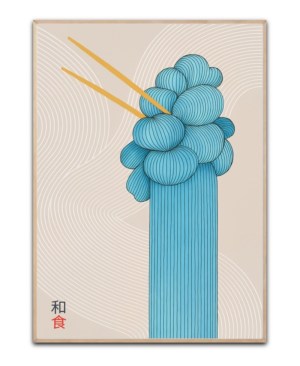 Japanese Noodles art plakat Str. 50x70 cm
