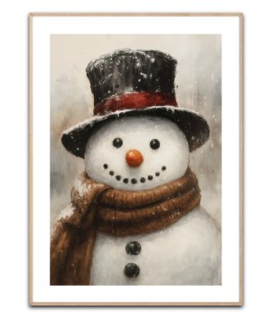 Snemand plakat Str. 50x70 cm