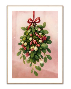 Mistletoe plakat Str. 50x70 cm