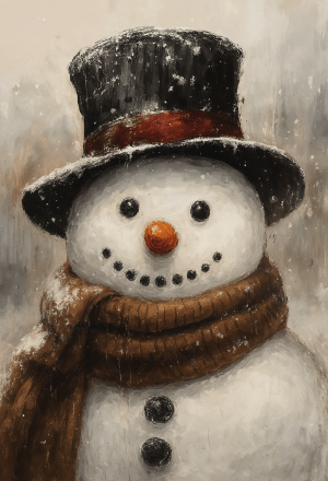 Snowman Str. A5 (15x21 cm)