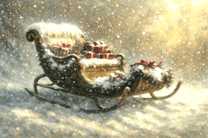 Kane med gaver Str. A5 (15x21 cm)