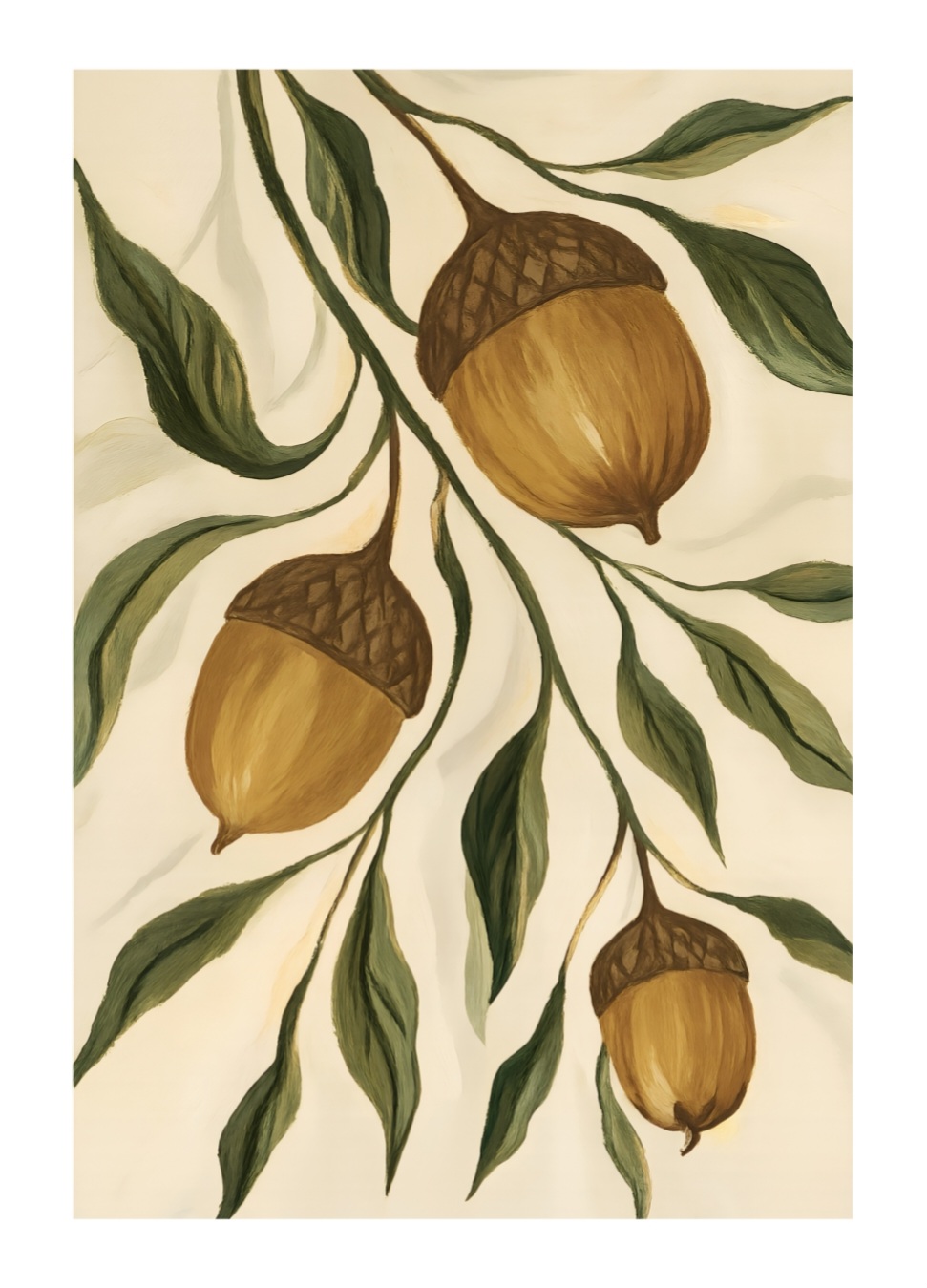 Agern plakat Str. 50x70 cm - Billede 2