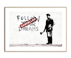 Banksy Cancelled plakat