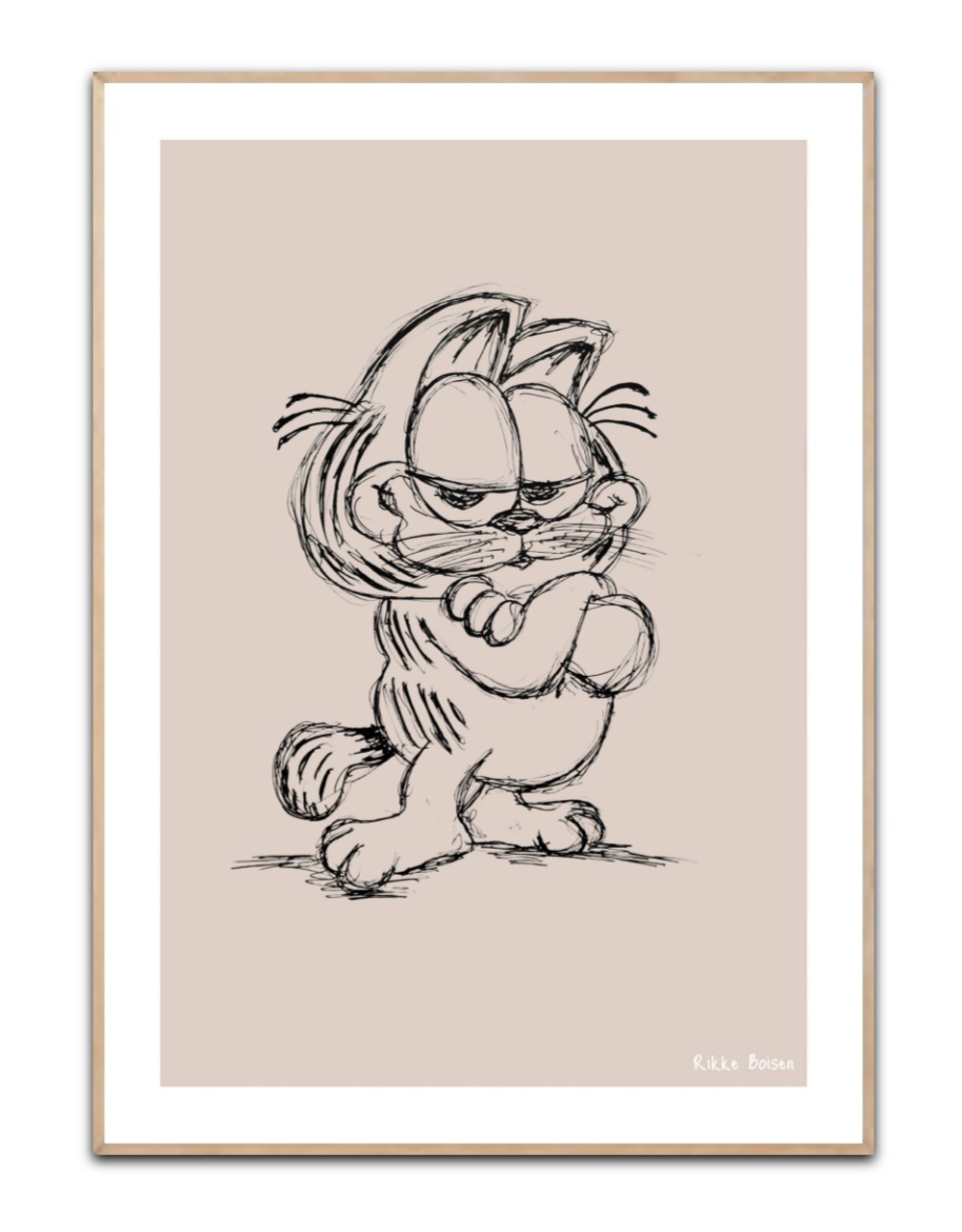 Garfield - Rikke Boisen plakat
