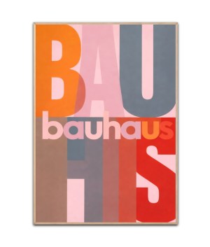 Bauhaus bau plakat