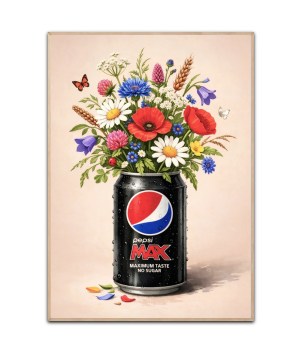 Få tilbage Pepsi Max plakat - sælges kun online
