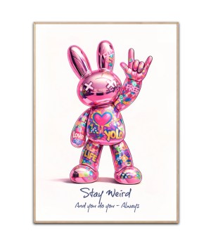 Stay Weird, and you do you always plakat