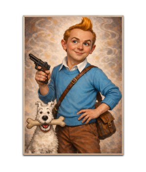 Tintin plakat