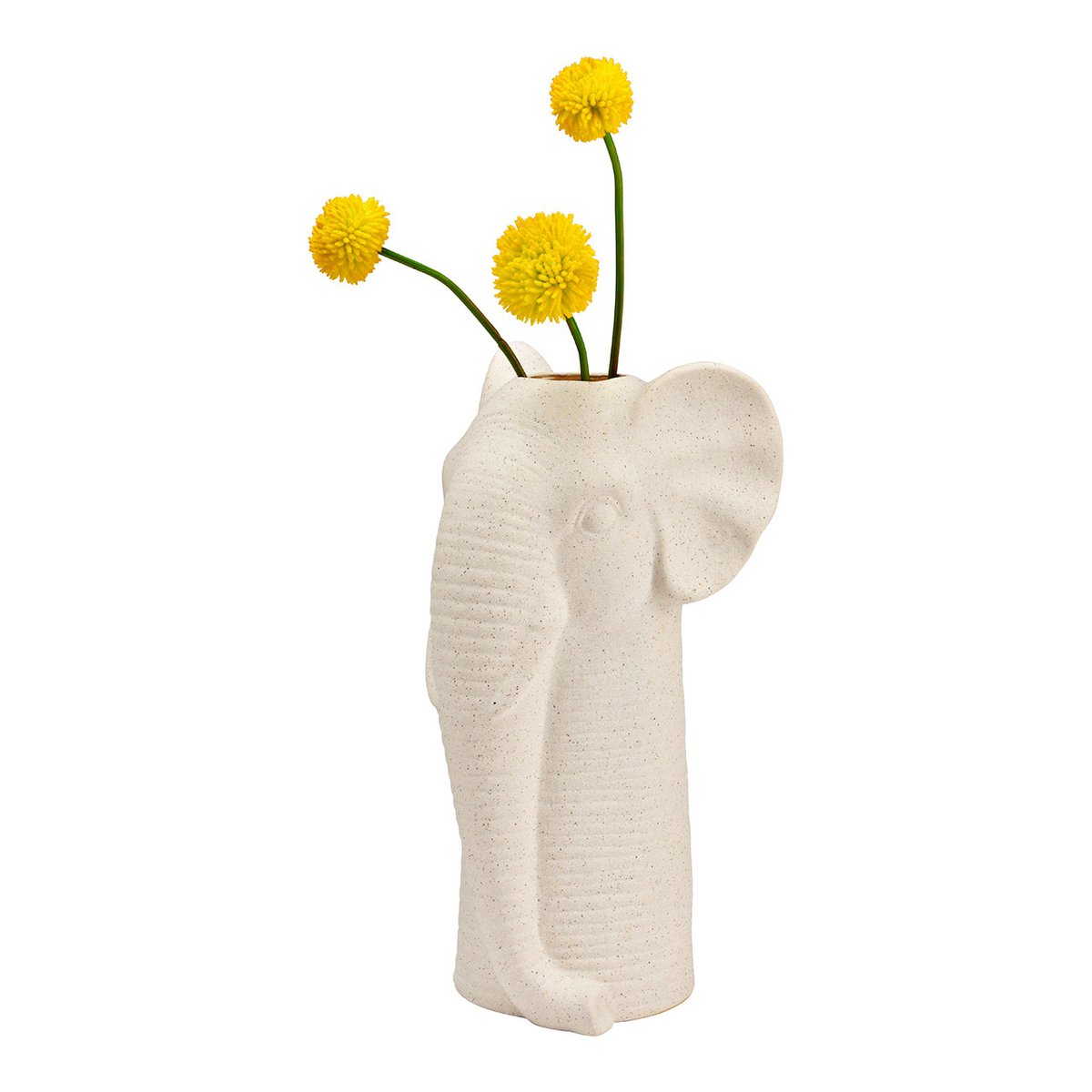 Keramik Vase Elefant - 13 x 25 x 12 cm - Billede 3