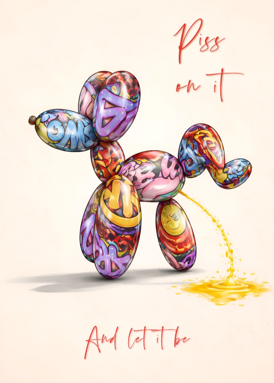 Piss on it, and let it be plakat - Billede 2