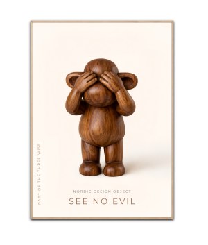 See no Evil - Nordic Design object plakat
