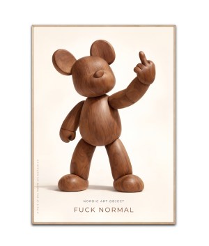 Fuck normal - Nordic art object plakat