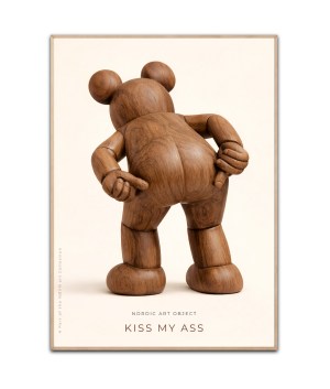 Kiss my Ass - Nordic art object plakat